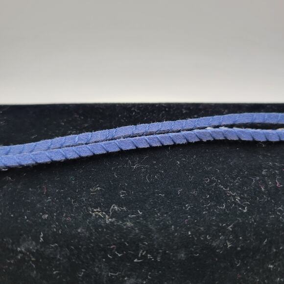 American Eagle Outfitters Women's Bracelet 7" Blue Single Rope Cord Rhinestone - Picture 2 of 7